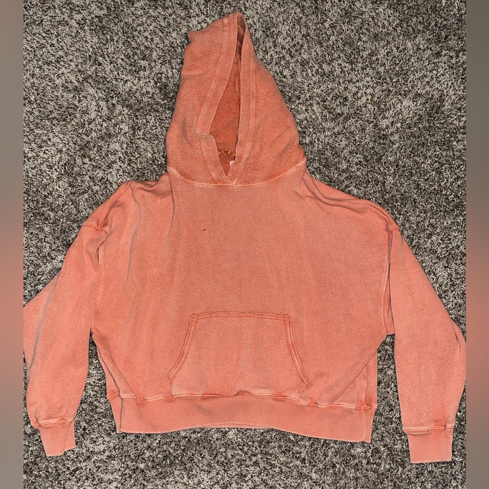 Distressed American Eagle Hooded Sweatshirt